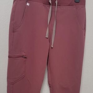 Figs Dark Cherry Zamora Joggers